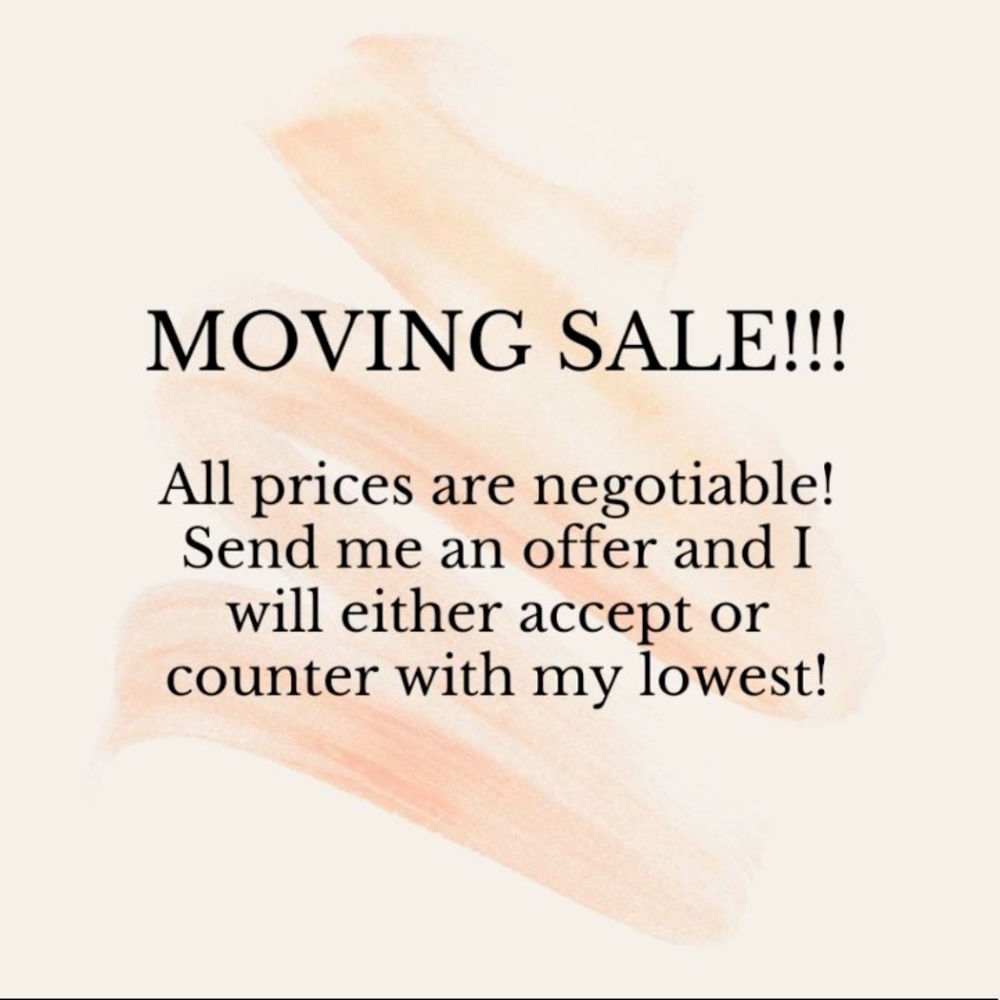 MOVING SALE!!! Make me an offer!